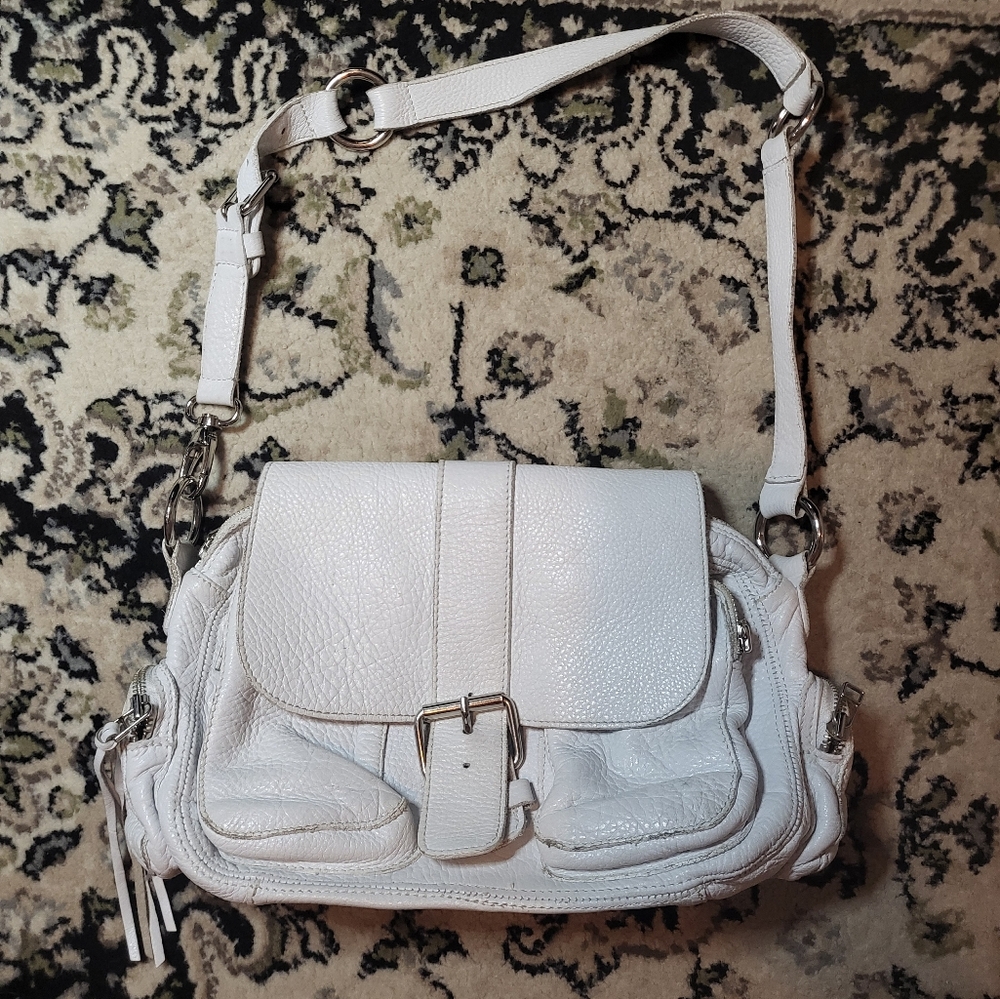Roots White Purse